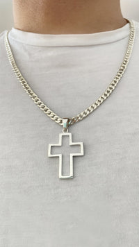 Thumbnail for Cadena y Cruz Order de Plata ley 950 - nativosjewelry