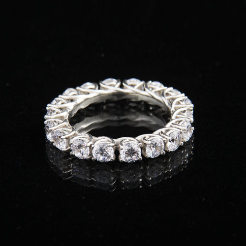 Tennis Iced — Anillo Plata 950 - nativosjewelry