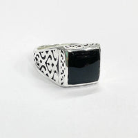 Thumbnail for Carved — Anillo Plata 950 - nativosjewelry