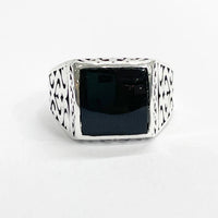 Thumbnail for Carved — Anillo Plata 950 - nativosjewelry