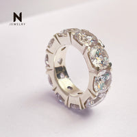 Thumbnail for Crystal Line — Anillo Plata 950 - nativosjewelry