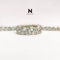 Thumbnail for Crystal Line — Anillo Plata 950 - nativosjewelry