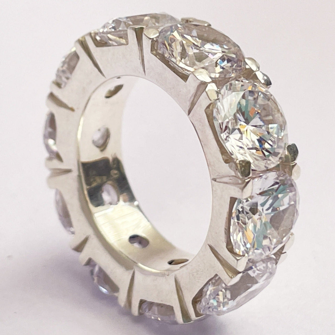 Crystal Line — Anillo Plata 950 - nativosjewelry