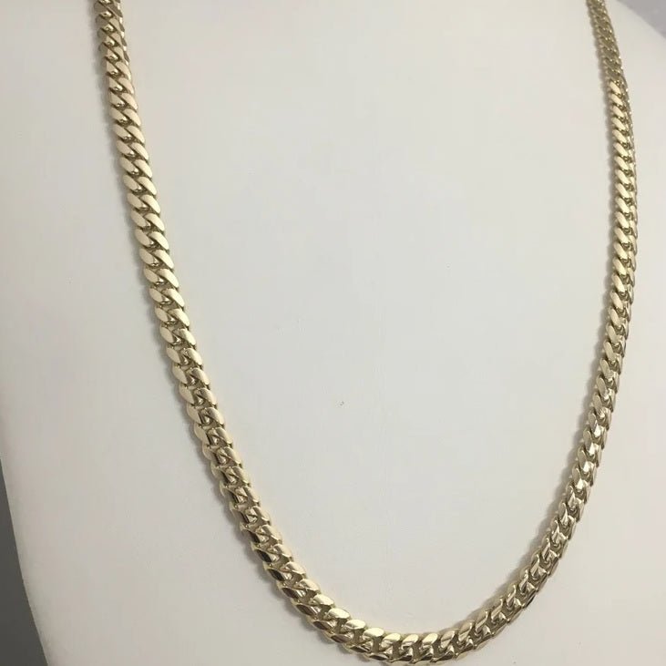 Cadena Cubana de Oro 18k 4mm 40gr - nativosjewelry
