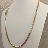 Thumbnail for Cadena Cubana de Oro 18k 4mm 40gr - nativosjewelry