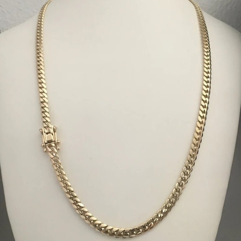 Cadena Cubana de Oro 18k 4mm 40gr - nativosjewelry
