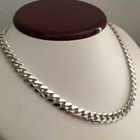 Thumbnail for Cadena Cubana de Plata ley 999 9mm 55cm - nativosjewelry
