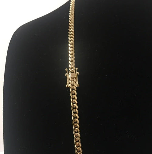 Cadena de Oro 18k Miami Cuban Link 30gr 3mm 55cm - nativosjewelry