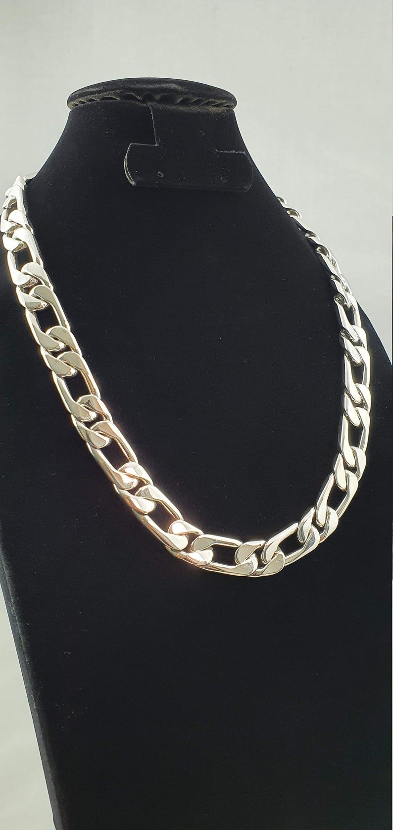 Cadena de Plata 950 modelo Figaro 1x1 240 gr - nativosjewelry