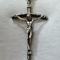 Thumbnail for Cadena Rolo y Crucifijo de Plata ley 950 Grueso y Macizo - nativosjewelry