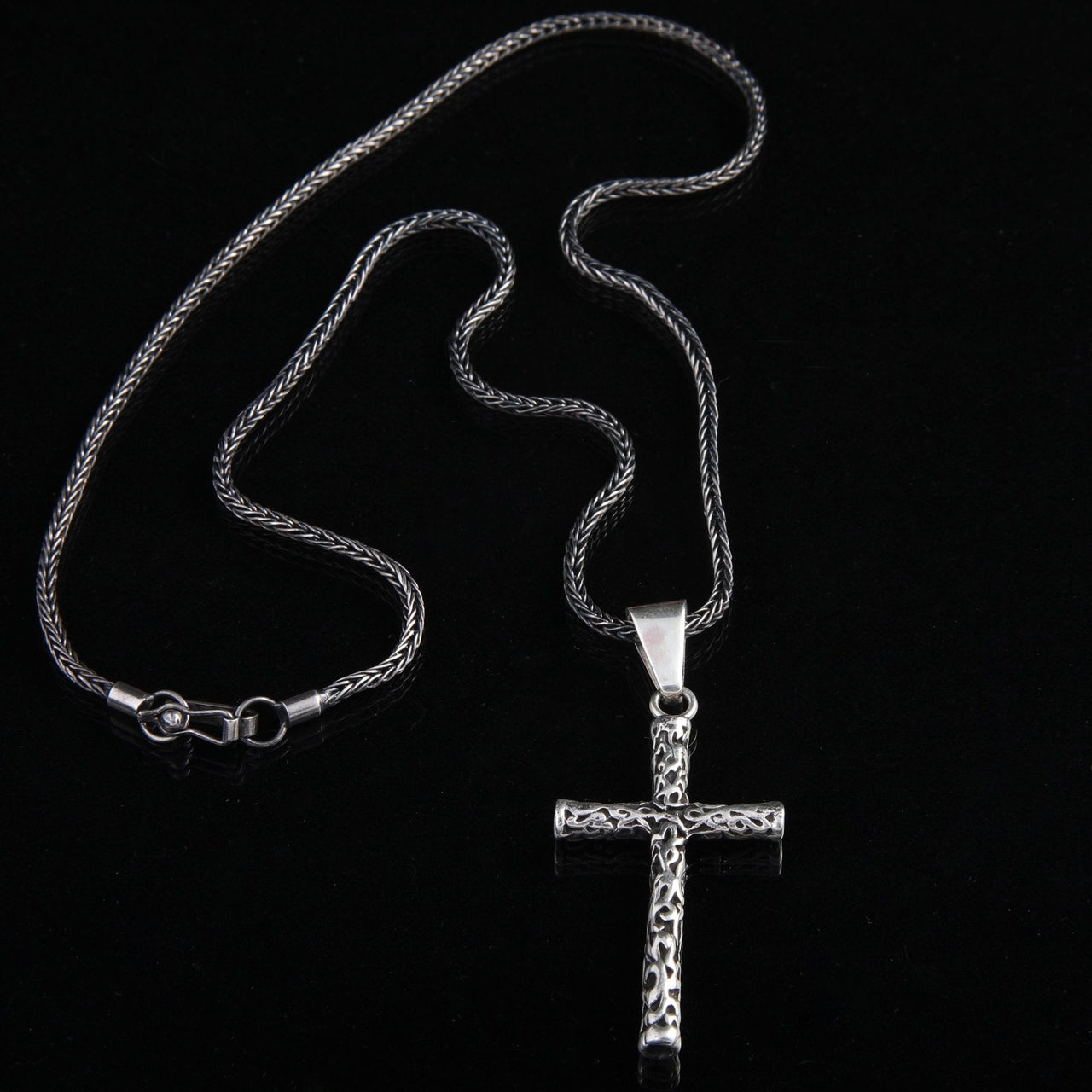 Carved Cross - nativosjewelry