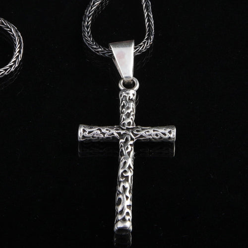 Cruz Tribal de Plata ley 950 - nativosjewelry