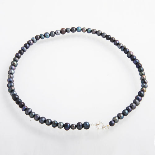Gargantilla Perlas Cultivadas Negras - nativosjewelry