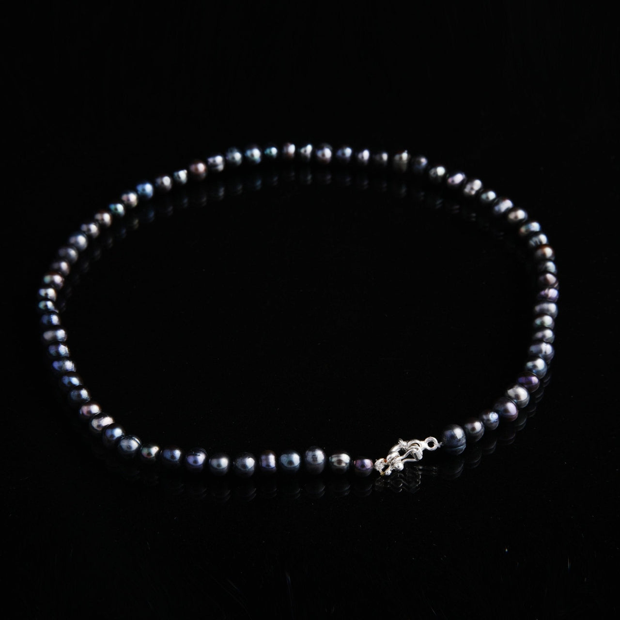 Gargantilla Perlas Cultivadas Negras - nativosjewelry