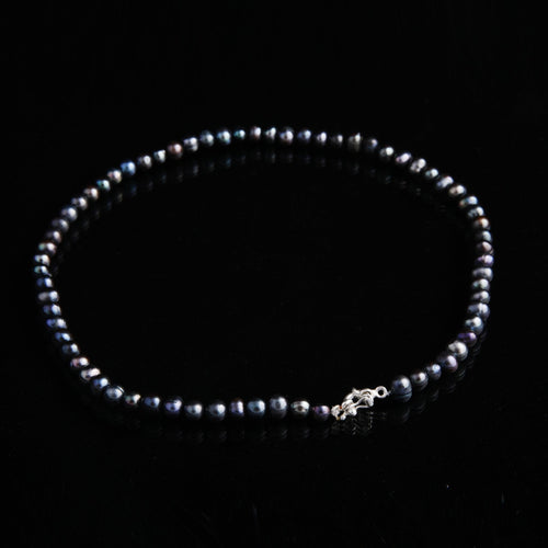Gargantilla Perlas Cultivadas Negras - nativosjewelry