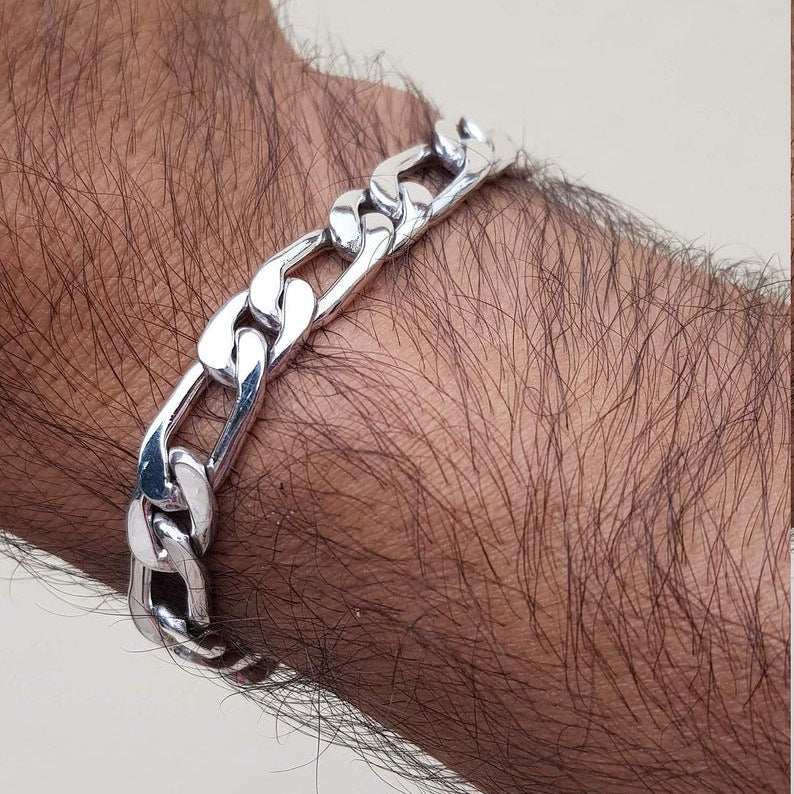 Pulsera de Plata 950 estilo 1x1 - nativosjewelry