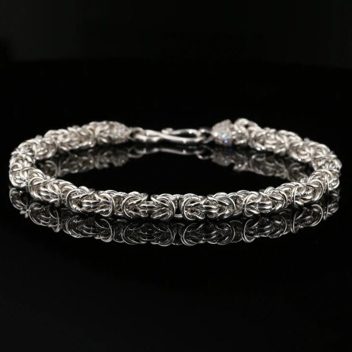 Punto Peruano Tradición 3mm — Silver Bracelet 950 - nativosjewelry