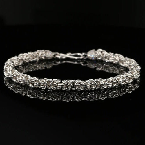 Punto Peruano Tradición 3mm — Silver Bracelet 950 - nativosjewelry