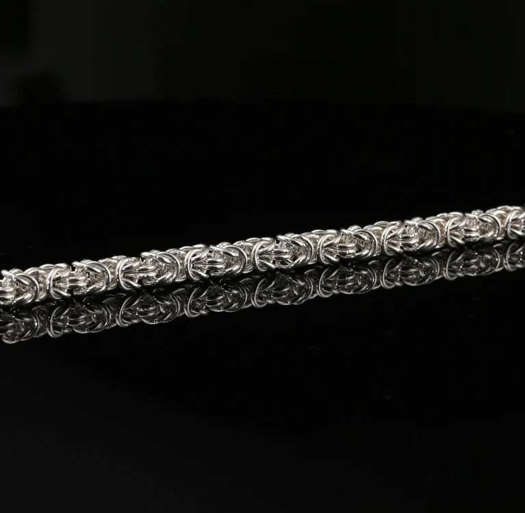 Punto Peruano Tradición 3mm — Silver Bracelet 950 - nativosjewelry