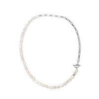 Thumbnail for Perlas de río con cadena forcet plata 950 - nativosjewelry