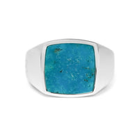Thumbnail for Turquesa Calaíta — Anillo Plata 950 - nativosjewelry