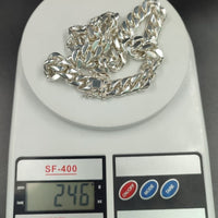 Thumbnail for Cadena Miami Cuban 14mm Plata ley 999 - nativosjewelry