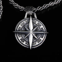 Thumbnail for Dije North Star Plata 950 - nativosjewelry