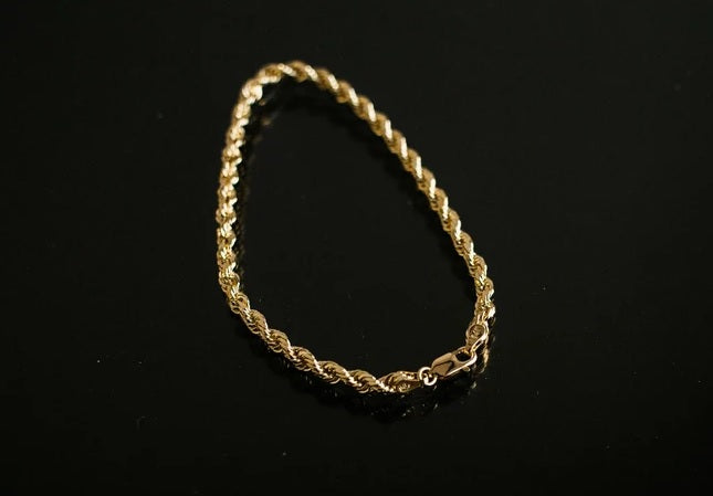 Pulsera de Oro 18k modelo Rope 2mm