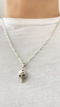 Thumbnail for Collar Skull de Plata ley 950